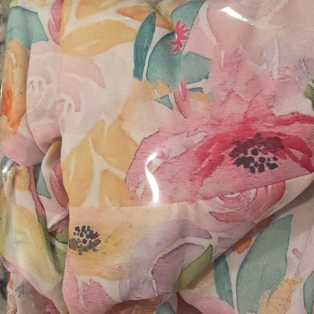 Elegant Floral Long Sleeve Dress - Picture 11 of 12